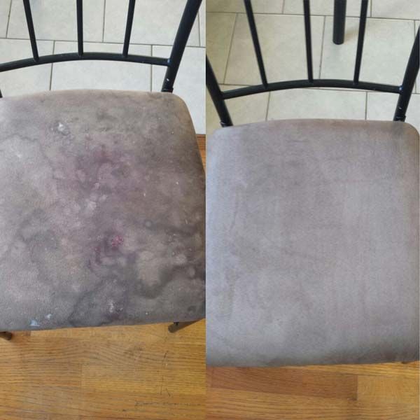 Before and After Chair cleaning in Sachse